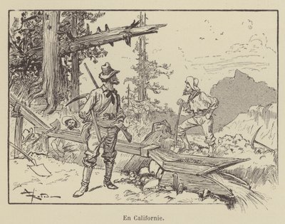 In California by after Albert Robida