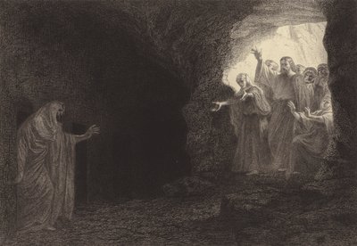 Lazarus, Come Forth! by after Albert Robida