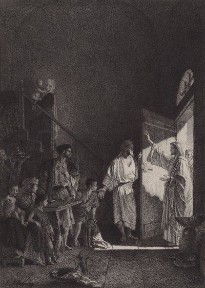 Peace Be to This House by after Albert Robida