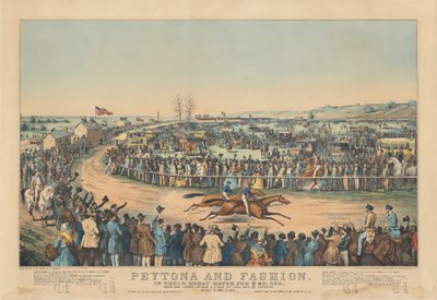 Peytona and Fashion: In Their Great Match for $20,000. Over the Union Course L.I. May 13th. 1845, Won by Peytona. Time 7:39 3/4, 7:45 1/4 by after Charles Severin