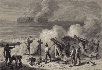 The Attack on Fort Sumter by after Felix Octavius Carr Darley