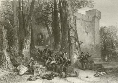 Sortie from Lathom House by after George Cattermole