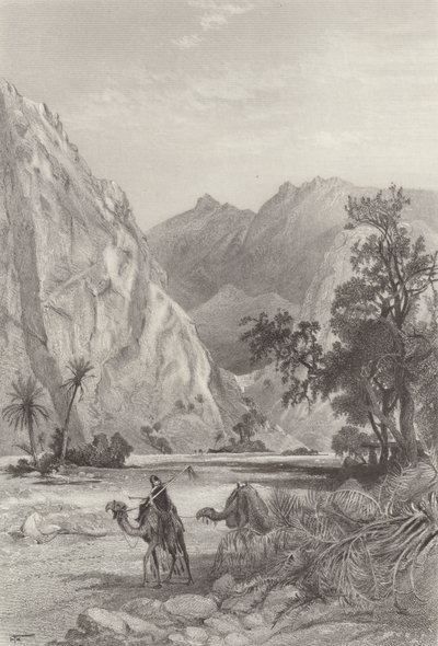 El Hesweh, Rephidim by after Harry Fenn