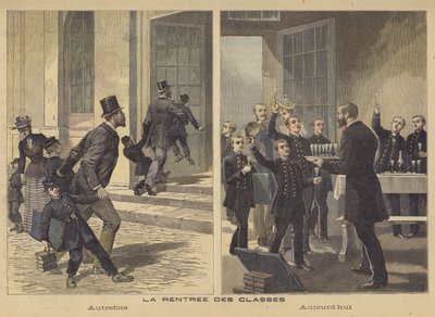 Back to School - Then and Now by after Henri Meyer