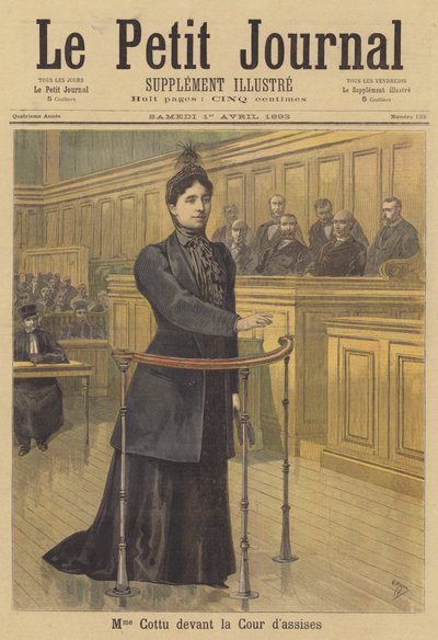 Madame Cottu Before the Court of Assizes by after Henri Meyer