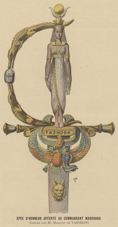 Sword of honour awarded to Major Jean-Baptiste Marchand by after Henri Meyer