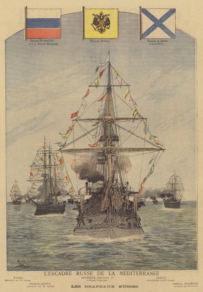 The Russian Naval Squadron in the Mediterranean by after Henri Meyer
