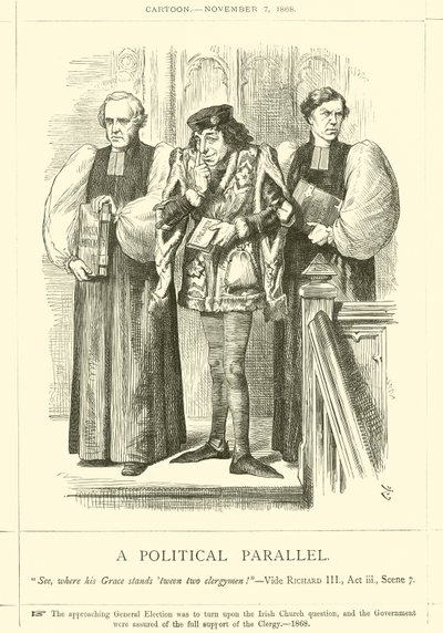 A Political Parallel by after John Tenniel