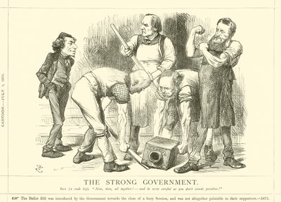 The Strong Government by after John Tenniel