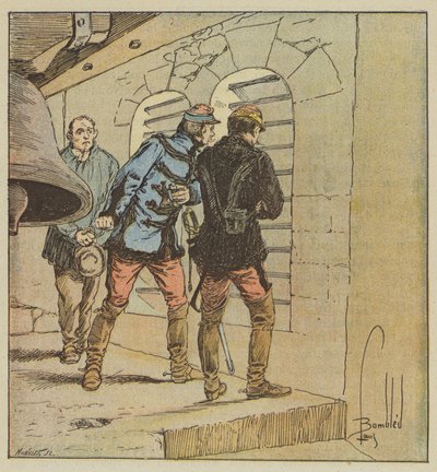 General Chanzy in the Bell Tower of Terminiers by after Louis Charles Bombled