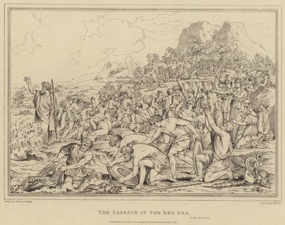 The Passage of the Red Sea, Exodus by after Nicolas Poussin