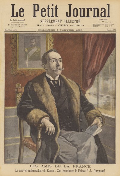 Lev Pavlovich Urusov, New Russian Ambassador to France by after Oswaldo Tofani