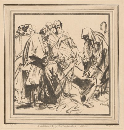 Jacob Persuaded to Send Benjamin with His Brethren into Egypt by after Sir Anthony van Dyck William Wynne Ryland