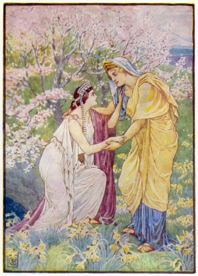 Demeter rejoiced, for her daughter was by her side by after Walter Crane