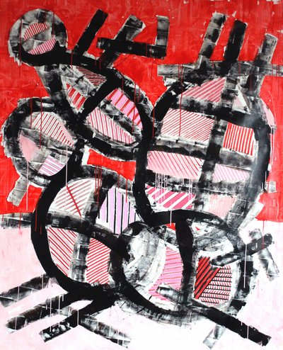 Dynamic Red Grid by andrea de ranieri