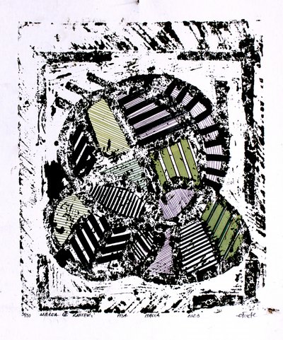 Striped Abstract Pattern by andrea de ranieri