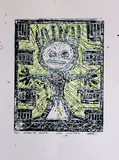 Tribal Spirit Figure by andrea de ranieri