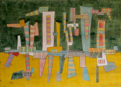 Vibrant Abstract Cityscape by andrea de ranieri
