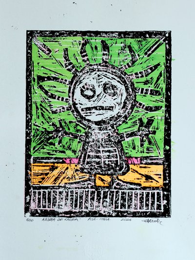 Vibrant Primitive Character by andrea de ranieri