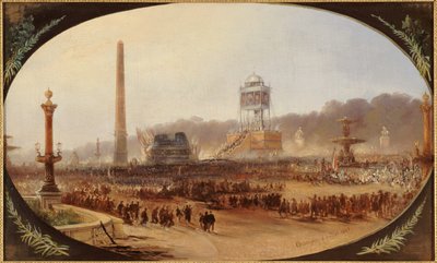 Funeral Ceremony on Place de la Concorde, in Honor of the Victims of the June Days 1848, July 6, 1848 by anonymous 