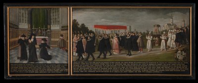 Healing and Procession Against the Plague in 1604 by anonymous 