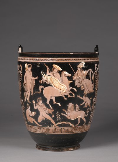 Apulian Situla, c. 350 BC by attributed to. Group of the Dublin