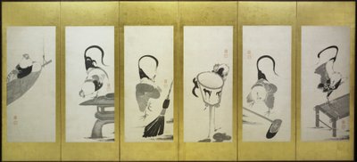 Roosters and Hens by attributed to Itō Jakuchū