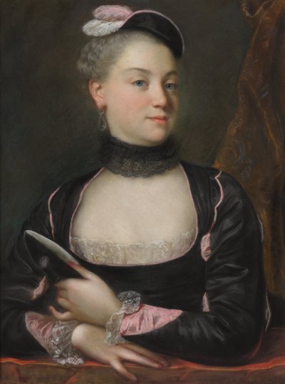 Portrait of a French Actress by attributed to Jacques Charles Allais