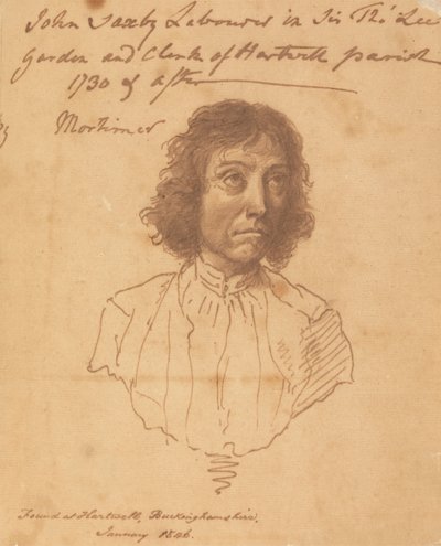 Portrait of John Saxby by attributed to John Hamilton Mortimer