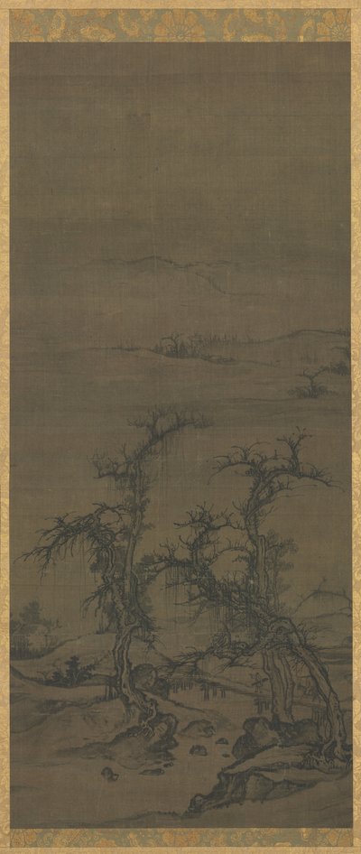 Carrying a Qin on a Visit by attributed to Luo Zhichuan