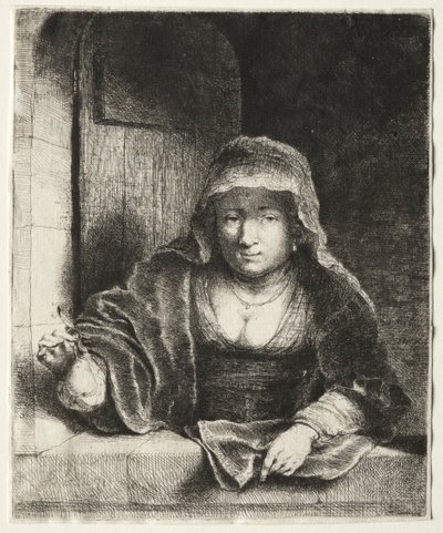 The Woman with the Pear by attributed to Painter of the Royal Procession