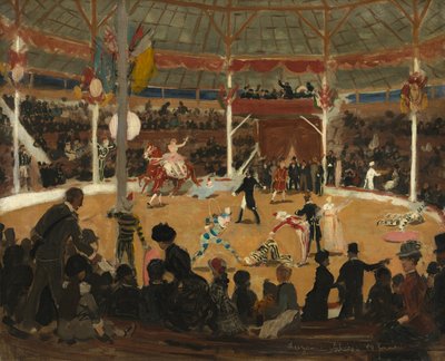 The Circus by attributed to Suzanne Valadon