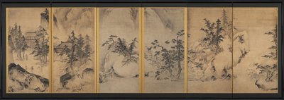 Winter and Spring Landscape by attributed to Tenshō Shūbun