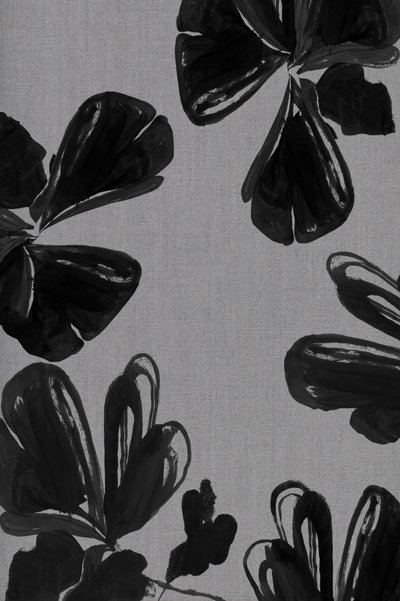 Abstract Black Blooms by cartissi