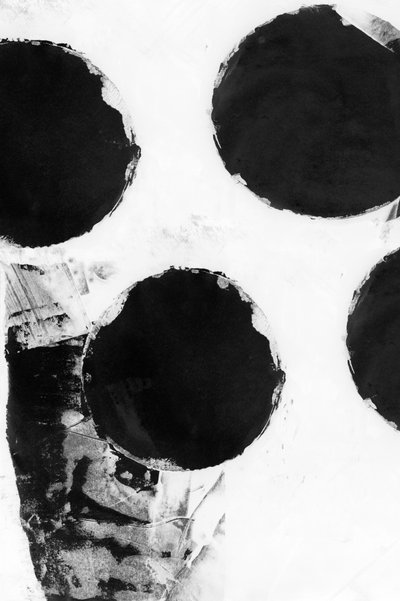Abstract Black Circles by cartissi