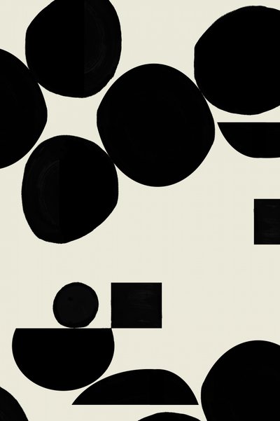 Abstract Black Shapes by cartissi