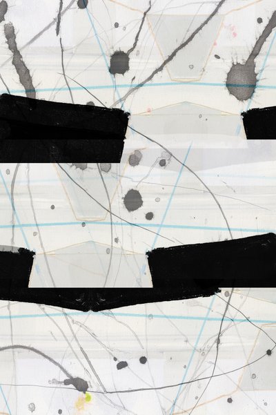 Abstract Black Splatters by cartissi