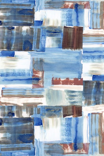 Abstract Blue Brown Layers by cartissi