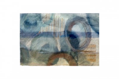 Abstract Blue Circles by cartissi