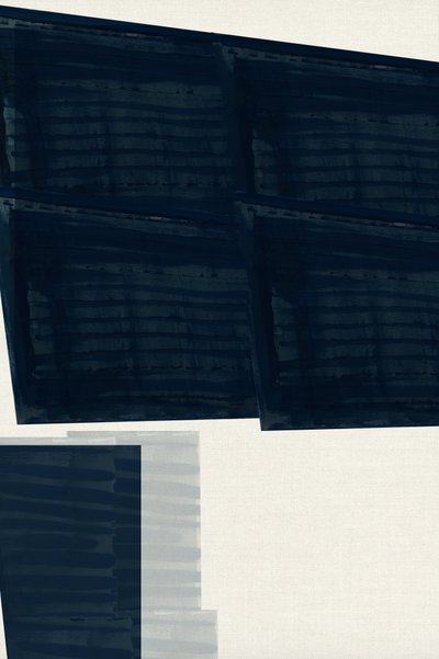 Abstract Blue Geometry by cartissi
