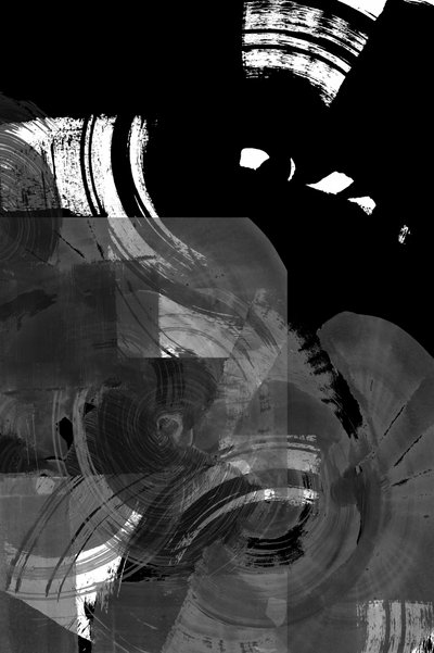 Abstract Brushstroke Swirls by cartissi