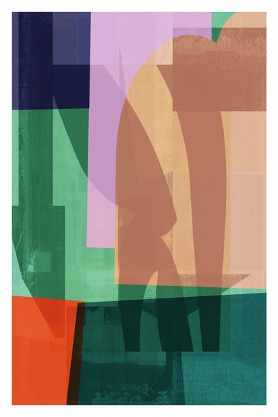 Abstract Color Block Layers by cartissi