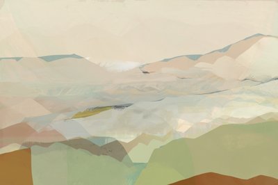 Abstract Mountain Serenity by cartissi