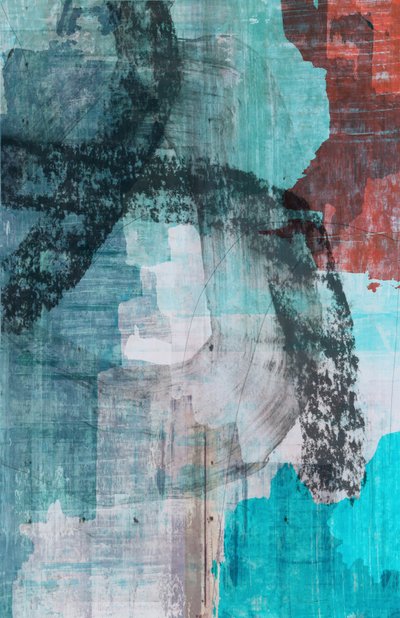 Abstract Teal Grunge by cartissi