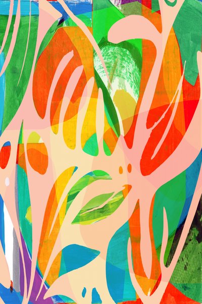 Abstract Tropical Flora by cartissi