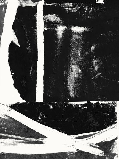 Black White Abstract Strokes by cartissi