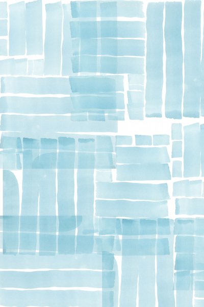 Blue Watercolor Blocks by cartissi