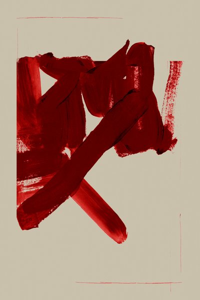 Bold Red Strokes by cartissi