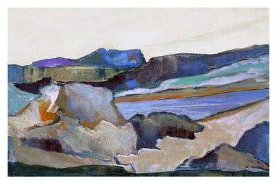 Colorful Mountain Vista by cartissi