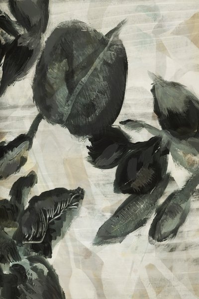 Dark Botanical Leaves by cartissi